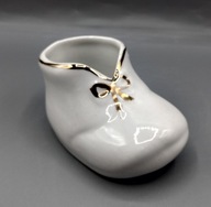 świetny bucik porcelana, biało-złoty !