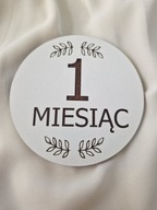 Tabliczki do zdjęć 12 miesięcy pamiątkowe zdjęcia CIĄŻA DZIECKO