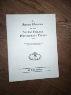 Short History of the Salem Village Witchcraft Trials