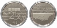 HOLANDIA 2 1/2 GULDENA 1983 PROOF / nakład 15.000 sztuk