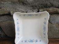 Porcelanowy Kwadratowy Półmisek_ĆMIELÓW PRL