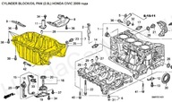 Miska oleju Honda CIvic 2.0 Type-R k20z4 fn2 Metts RSP