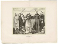 KRAKÓW KOŚCIÓŁ BOŻEGO CIAŁA OBRAZ 1883 DRZEWORYT ŚWIĘTE PAMIĄTKI KRAKOWA