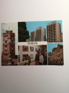 TORUŃ - GOTYCKA WIEŻA RATUSZOWA - OSIEDLE MLODYCH- NEON PKO-FILMY PAPIERY