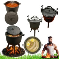 KOCIOŁEK MYŚLIWSKI PRIMAVEO GARNEK WĘGIERSKI NA OGNISKO GRILL 10L