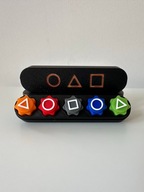 KOŚCI GONGGI GONGI CONGGI GONG-GI DO KOREAŃSKIEJ GRY SQUID GAME + ETUI