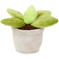 MASKOTKA DEKORACJA PLUSZOWY KWIATEK W DONICZCE SUKULENT