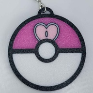 Brelok loveball 6cm z anime Pokemon druk 3D