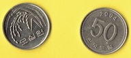 KOREA 50 WON 2004 r.