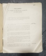 Violations du traité de paix par les allemands en Haute-Silésie 1920 Śląsk