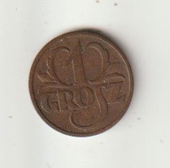 II RP 1 grosz 1938 piekny stan