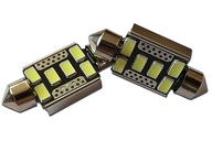 C5W LED CANBUS RURKOWA C10W 6 SMD 5730 BIAŁA 36MM