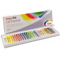 Pastele olejne marki Pentel set 25 kolorów najlepsze profesjonalne kredki