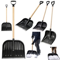 ŁOPATA DO ŚNIEGU PŁUG OSTRY DO ODŚNIEŻANIA DREWNIANY TRZONEK 45 X 140 CM