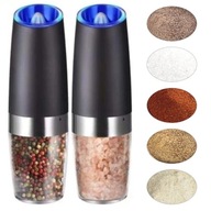 ELEKTRYCZNY MŁYNEK DO PIEPRZU I SOLI USB AKUMULATOROWY Z ŁATWĄ REGULACJĄ