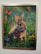 Zajączek - Haft Diamentowy