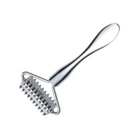 Metalowy masażer roller wałek do masażu twarzy, szyi