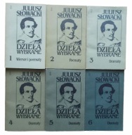 Juliusz Słowacki DZIEŁA WYBRANE tom 1-6 PIW 1987 nowe