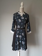 Śliczna sukienka czarna elastyczna R iver Island 36