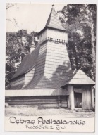 Dębno Podhalańskie kościółek Drewniany lata 70 Lokalnego FOTOGRAFA