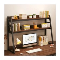 ORGANIZER NA BIURKO regał półka na książki przybory szkolne brąz 2 poziomy