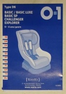 FOTELIK TEAMTEX TYPE D6 - INSTRUKCJA OBSŁUGI NOWA