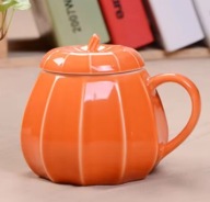 KUBEK NA WODĘ HALLOWEEN CERAMICZNY KUBEK NA KAWĘ DYNIA KUBEK NA MLEKO