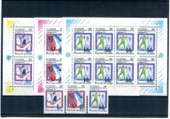 A50323) Olimpiada 92: Russland 220 - 222** + 220 - 223 KLB**