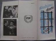 SKRADZIONA SŁAWA -film prod.francuskiej -program kinowy -lata 40-te