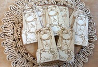 Drewniana dekoracja scrapki Hunter X K-popowe Łowczynie Demonów, Mira,