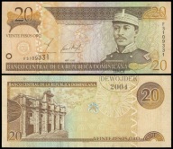 BNA - DOMINIKANA 20 Pesos Oro 2002 FS 109331 # P169b # VF+