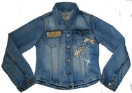 NEXT KURTKA KURTECZKA JEANS CEKINY J NOWA