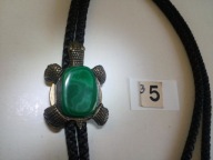 BLO 531 KRAWAT BOLO-ŻÓŁW MALACHIT