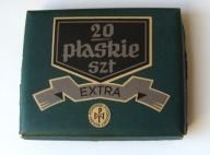 Pudełko papierosy PŁASKIE II RP Polski monopol tytoniowy lub GG okupacja