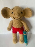 Plastuś maskotka szydełkowa.