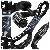 ZABEZPIECZENIE ROWEROWE ZAPIĘCIE ŁAŃCUCH NA ROWER DO ROWERU SZYFR MOCNE 900