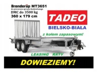 przyczepa Brenderup MT3651 3500kg 3651 pod koparkę sprzęt budowlany 360x179