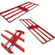 RĘCZNY NIWELATOR TERENU MOCNA RÓWNIARKA DO TRAWNIKA 90X30CM