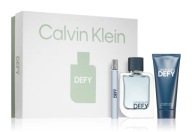 MEGA ZESTAW PREZENTOWY CK DEFY EDT 100ml + EDT 10ml + HAIR&BODY WASH 100ml