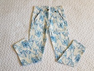 Cool Club spodnie białe we wzorki nowe roz 122