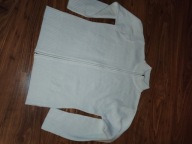 Sweter damski na zamek biały 44/46 JAŚMIN