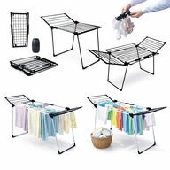 SUSZARKA DO PRANIA UBRANIA BIELIZNA ROZKŁADANA 4 SKRZYDŁA DUŻA POJEMNA DOM