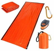 AG404A NAMIOT ŚPIWÓR KOC TERMICZNY RATUNKOWY FOLIA