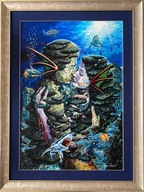 Krzysztof Żyngiel - piękny duży obraz + oprawa !!!