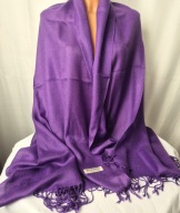 Pashmina szal całoroczny,apaszka z frędzlami 180x72