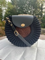 Torebka oreo ręcznie wykonana na szydełku. Na prezent