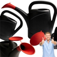 KONEWKA BEGRIS 7,5L CZARNA OGRODOWA Z SITKIEM UNIWERSALNA PODLEWACZKA