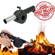 DMUCHAWA DO ROZPALANIA KOMINKA PIECA GRILLA OGNISKA RĘCZNA UNIWERSALNA DOM