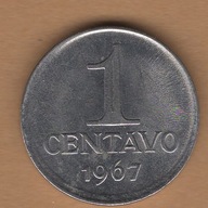 Brazylia 1 centavo, 1967