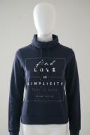 Czarna Bluza Półgolf z Wiązaniem Atmosphere – Rozmiar 34 / XS